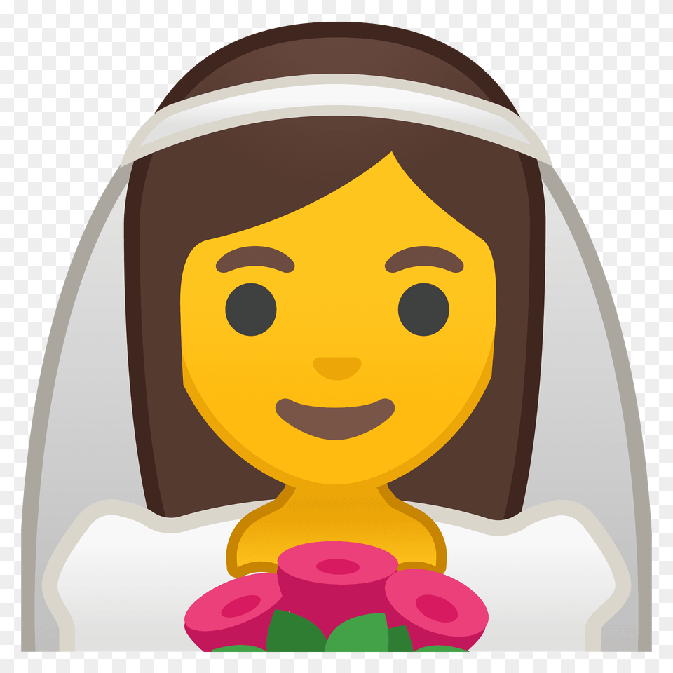 Person With Veil Emoji Clipart, Face, Head, Photography, Portrait Png Image