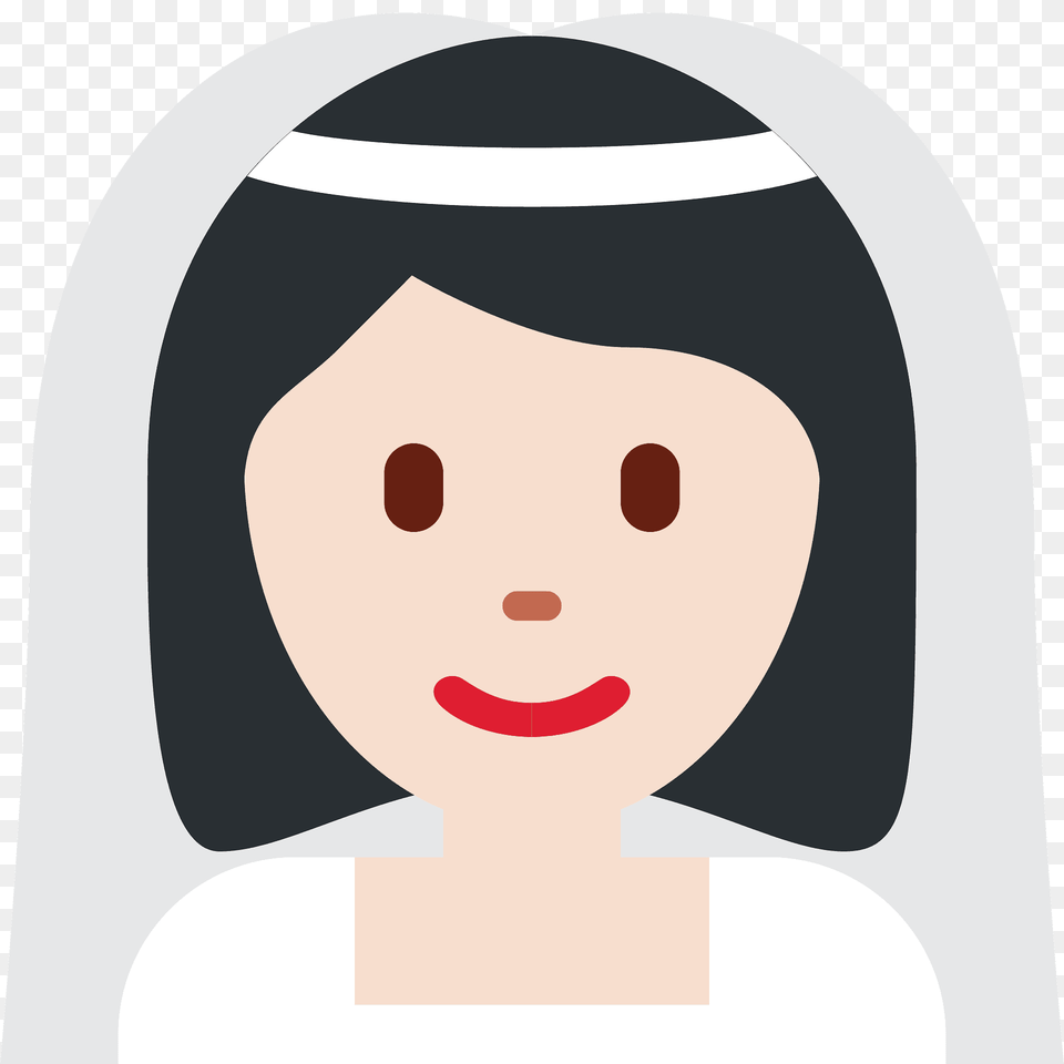 Person With Veil Emoji Clipart, Face, Head, Photography, Portrait Free Transparent Png