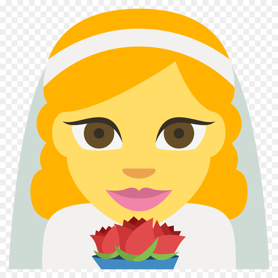 Person With Veil Emoji Clipart, Baby, Face, Head, Clothing Png Image