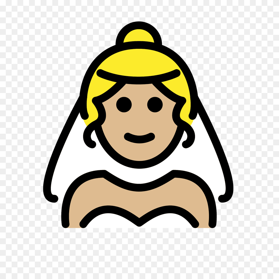 Person With Veil Emoji Clipart, Clothing, Hardhat, Helmet, Face Png