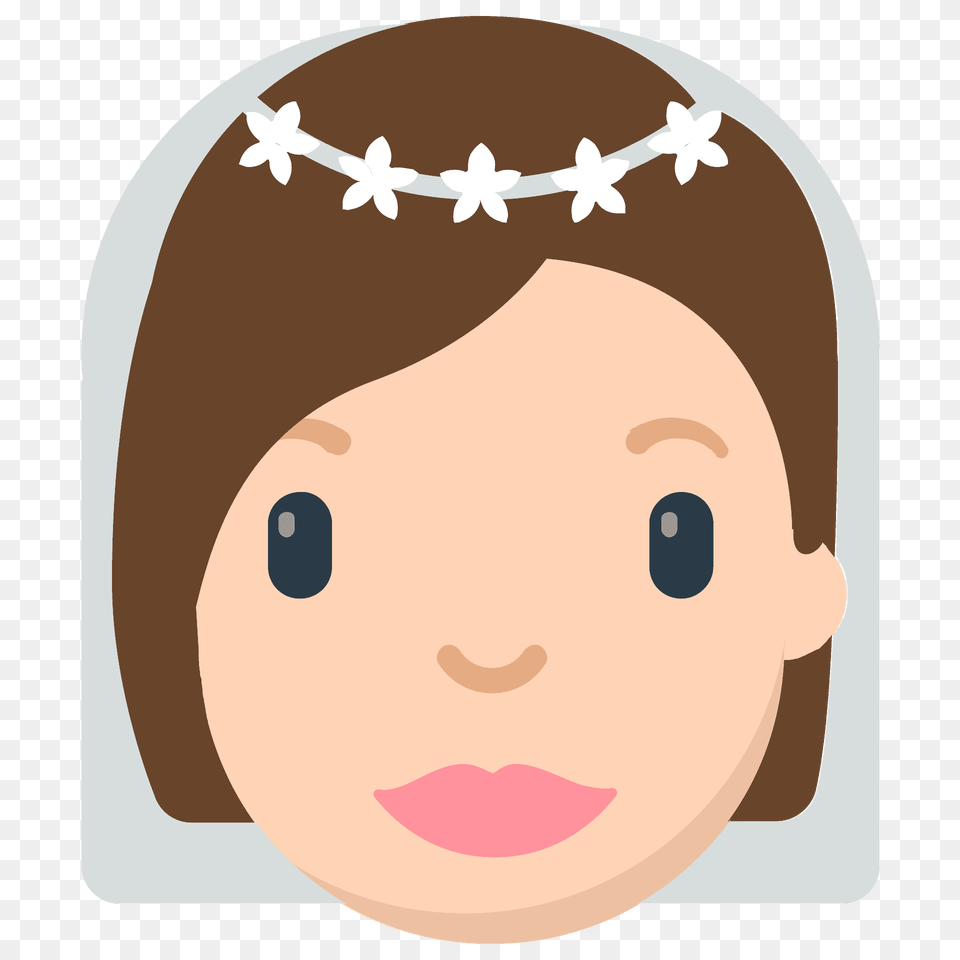 Person With Veil Emoji Clipart, Accessories, Jewelry, Face, Head Free Png Download