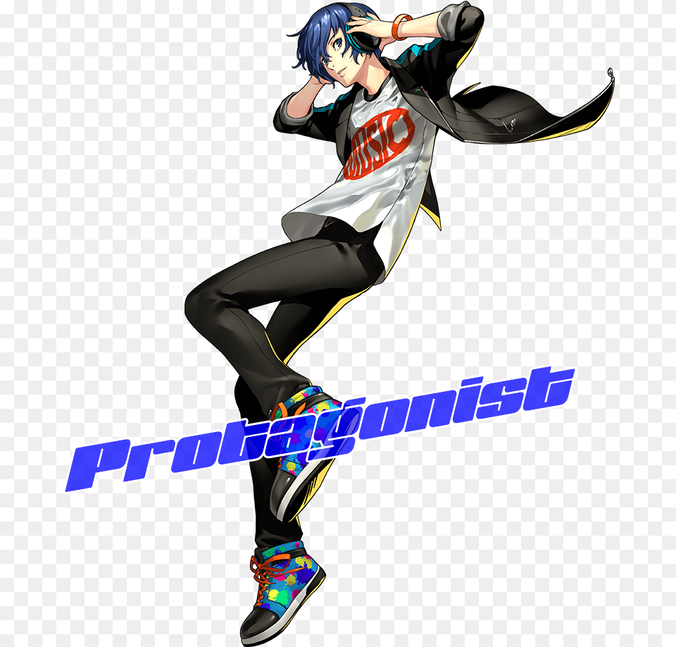 Persona 3 Dancing Moon Night Minato, Book, Comics, Publication, Person Png