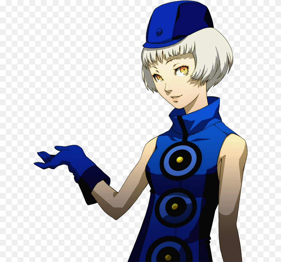 Persona 3 Elizabeth Bald Persona Characters, Book, Comics, Publication, Boy Free Png Download