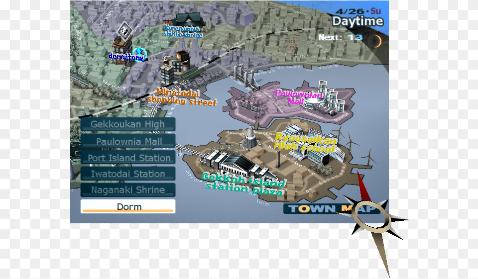 Persona 3 Fes The Cutting Room Floor Persona 3 Tartarus Map, Water, Waterfront, City, Architecture Png