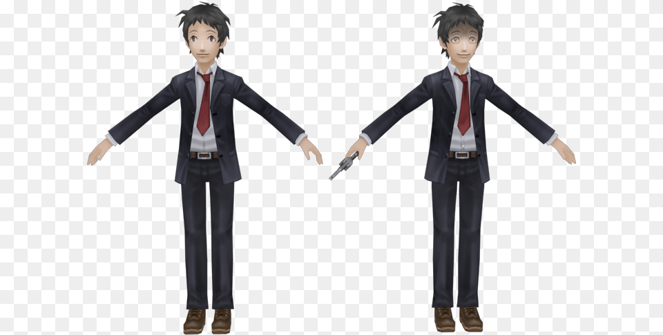 Persona 4 Adachi Sprite Persona 4 Adachi Model, Formal Wear, Blazer, Jacket, Clothing Png Image