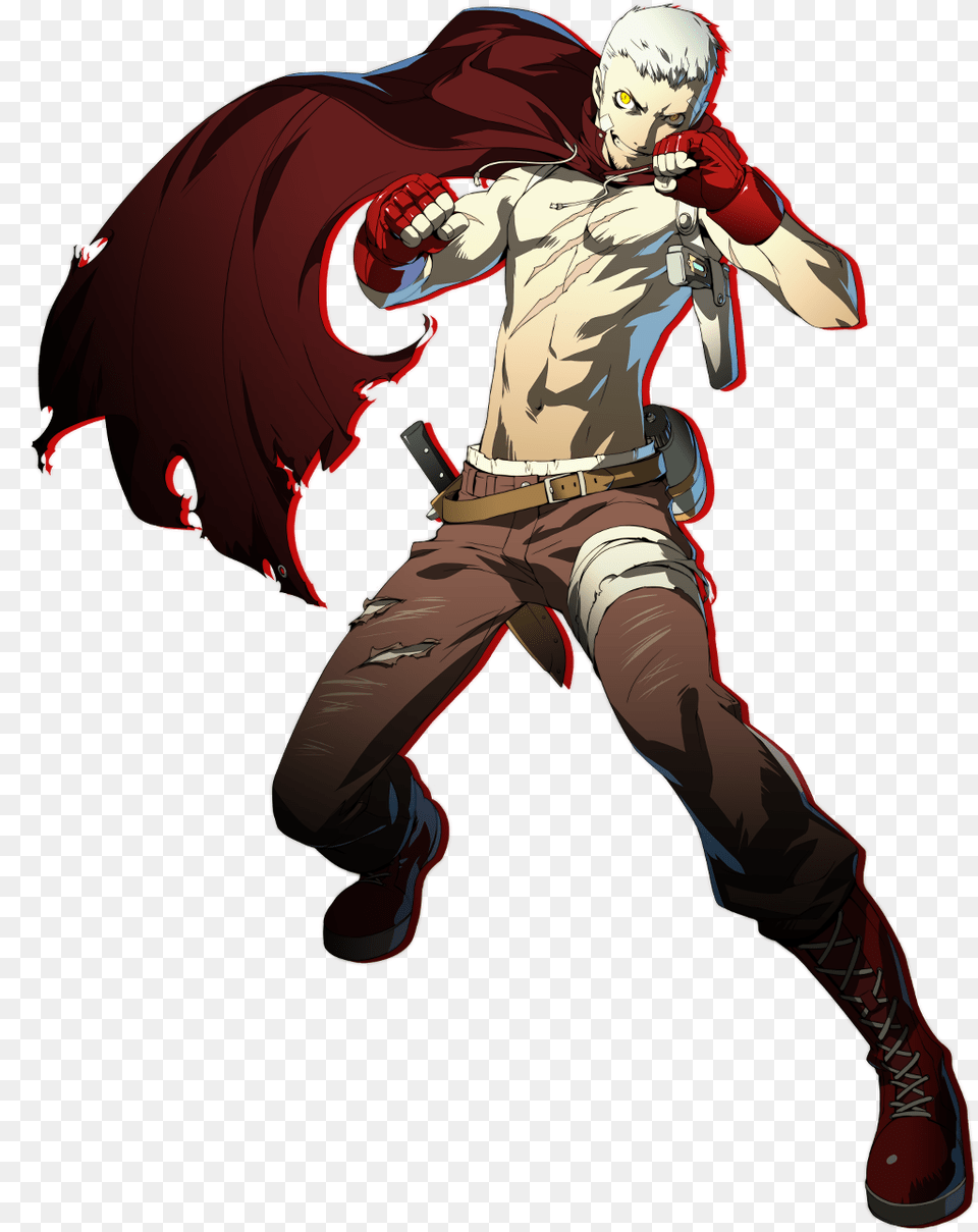 Persona 4 Arena Akihiko, Book, Publication, Comics, Adult Png Image