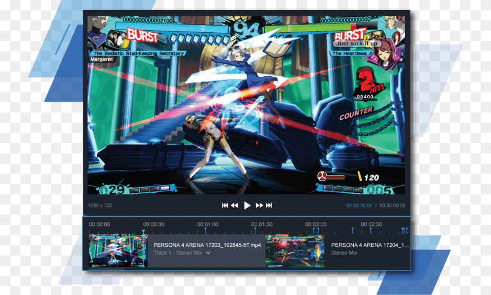Persona 4 Arena Ultimax, Person, Electronics, Screen, Advertisement Png Image