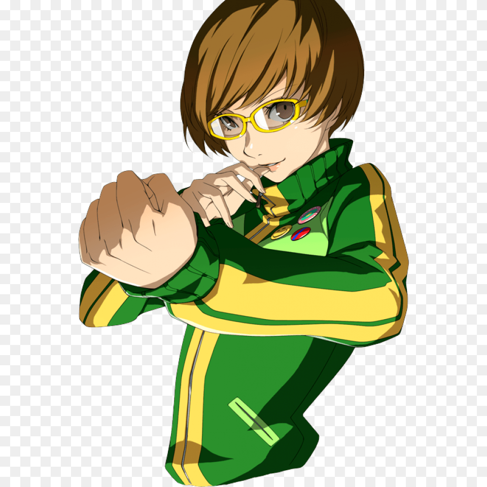 Persona 4 Chie Satonaka, Person, Baby, Publication, Head Free Png