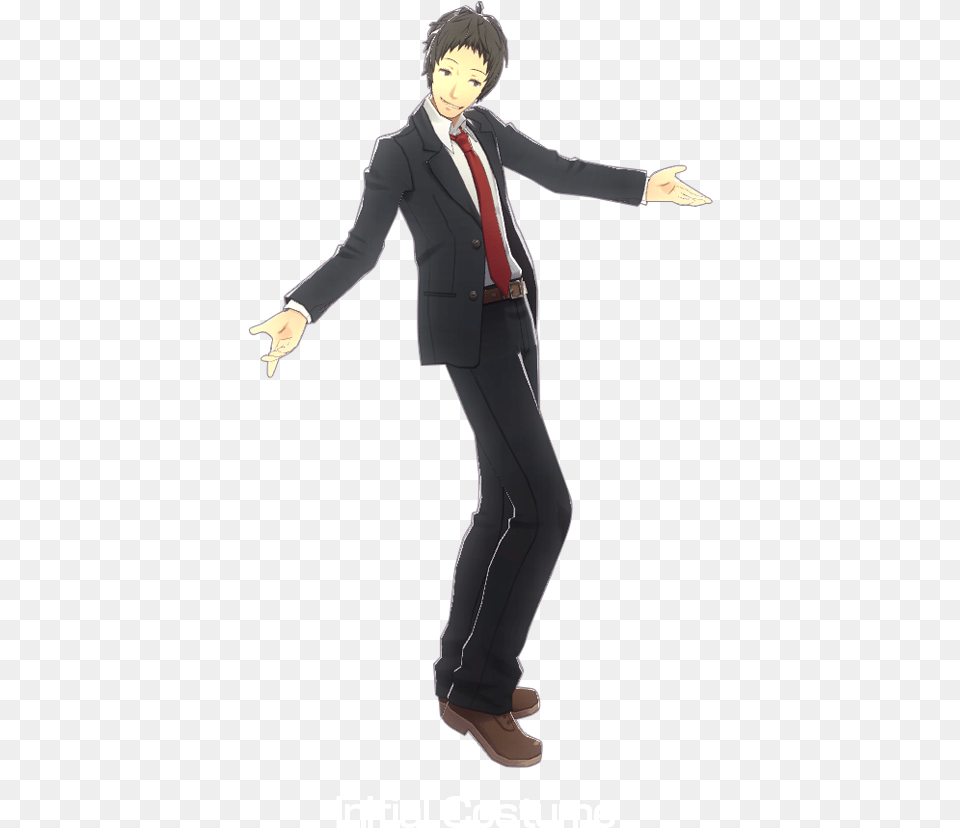 Persona 4 Dancing All Night Adachi Tohru Dancing All Night, Clothing, Suit, Formal Wear, Woman Free Png Download