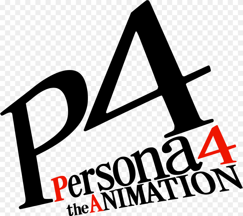 Persona 4 Logo Persona 4 The Animation Logo, Triangle, Text, Symbol Png Image