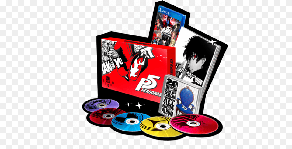 Persona 5 20th Anniversary Limited Edition Ps4 Persona 5 20th Anniversary Edition, Book, Comics, Publication, Person Png