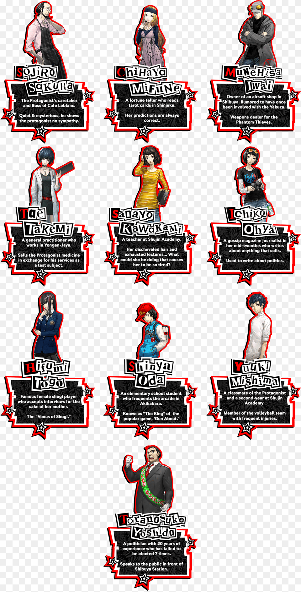 Persona 5 Confidant Calendar, Adult, Poster, Person, Woman Free Transparent Png