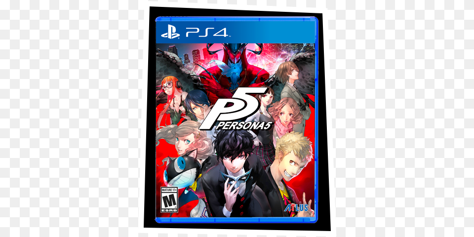 Persona 5 For Playstation3 And Playstation4 Persona 5 Ps4, Publication, Book, Comics, Adult Png