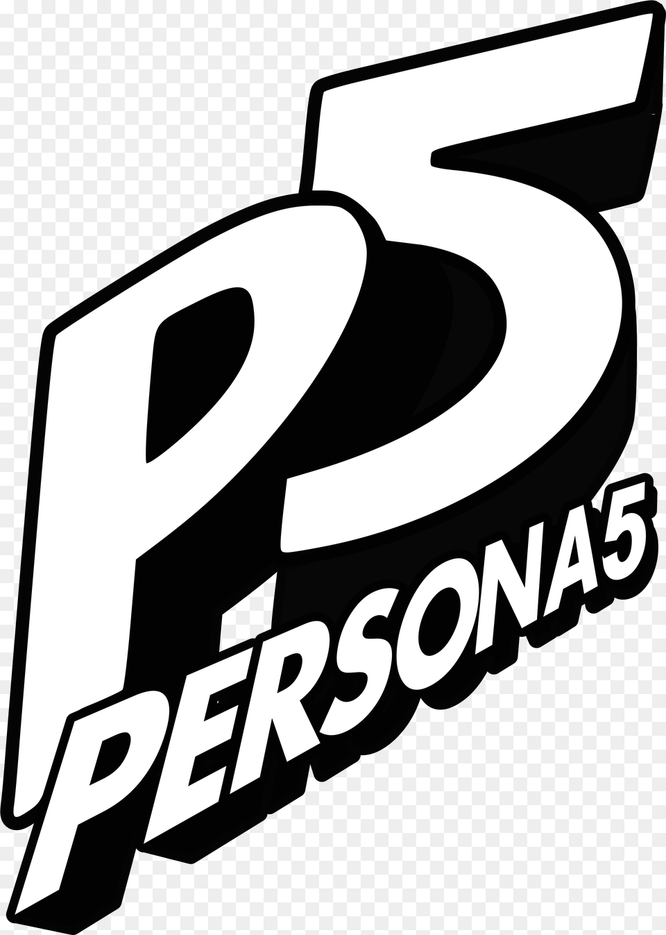 Persona 5 Logo In The Style Of P5s Persona 5 Logo Transparent Free Png
