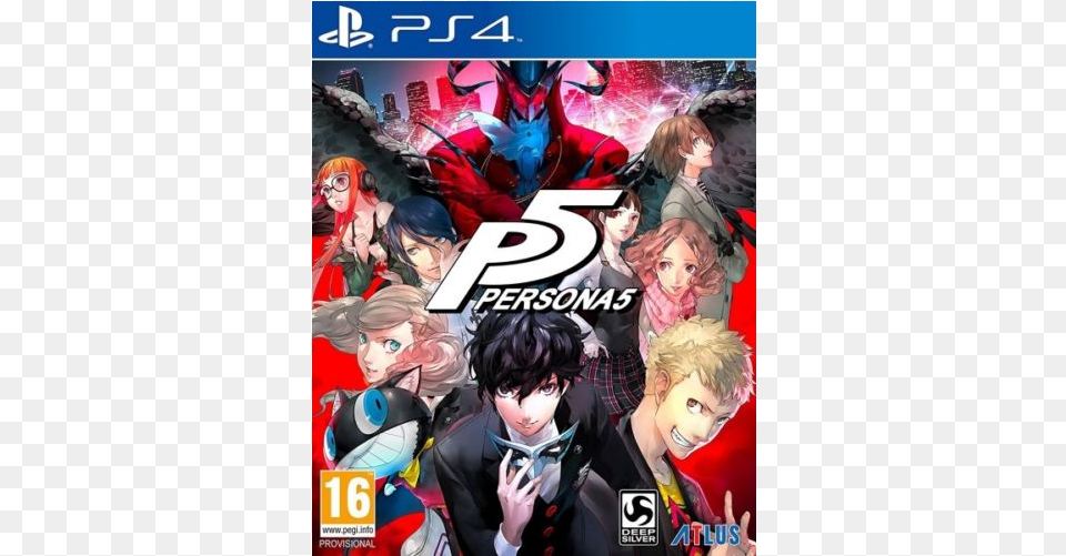 Persona 5 Persona 5 Age Rating, Publication, Book, Comics, Woman Free Png Download