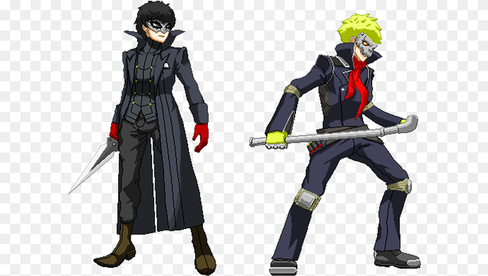Persona 5 Pixelated Character Art Joker Mask Persona 5, Adult, Person, Man, Male Free Transparent Png