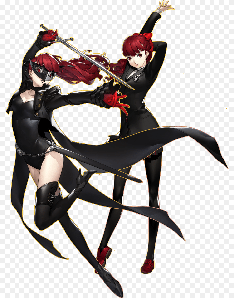 Persona 5 Royal Girl, Adult, Weapon, Sword, Person Png