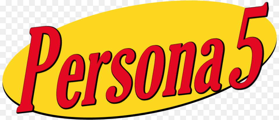 Persona 5 Seinfeld Logo I Quickly Made Persona5 Logo, Text, Dynamite, Weapon Free Png