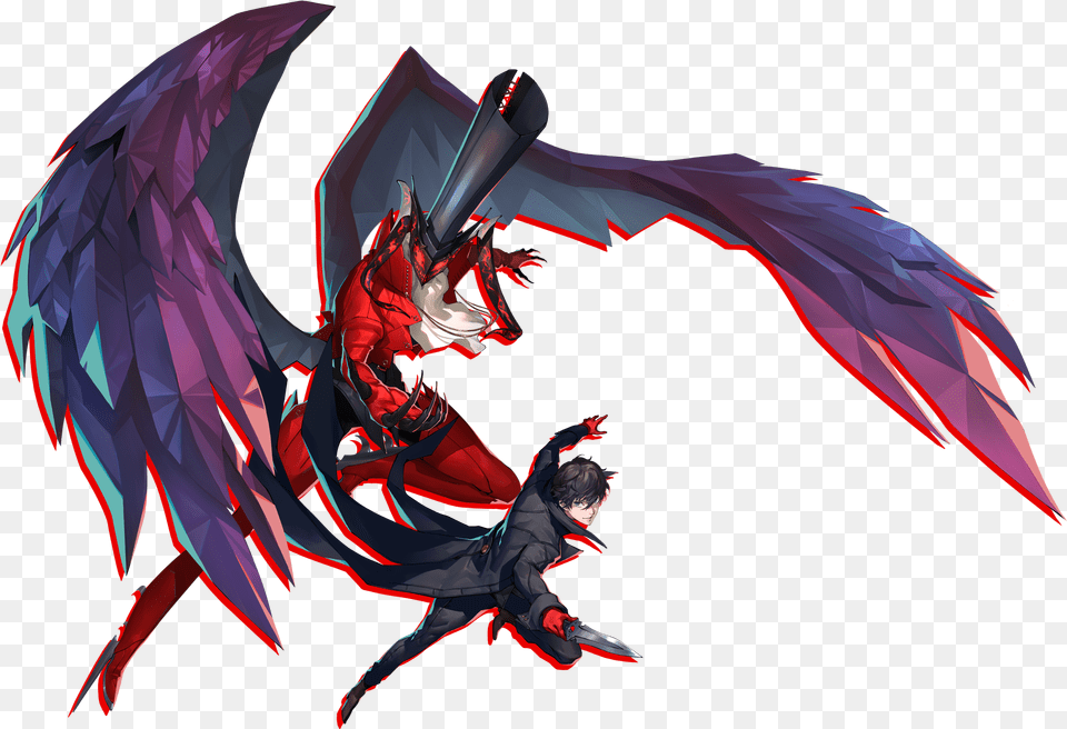 Persona 5 Strikers Joker, Clothing, Dragon, Glove, Person Free Png Download