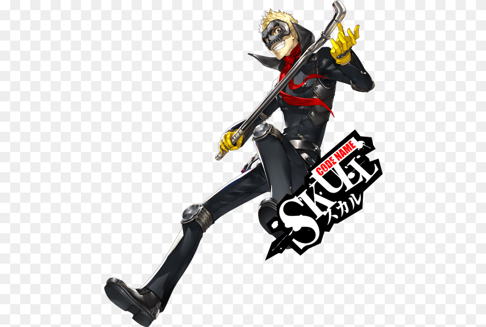 Persona 5u0027 Character Guide Personas Arcana Code Names Persona 5 Ryuji Weapon, Person Free Png Download