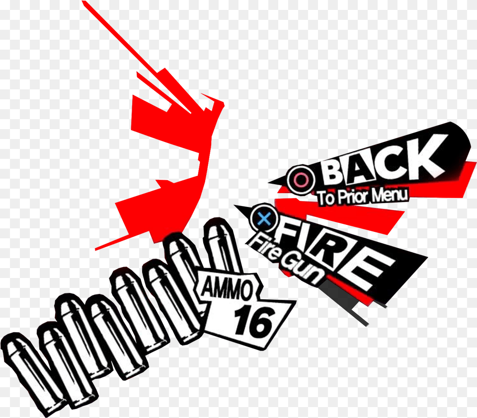 Persona Gun Fire Ammo Anime Phantomthieves Jrp Persona 5 Gun Meme, Logo, Text Png Image