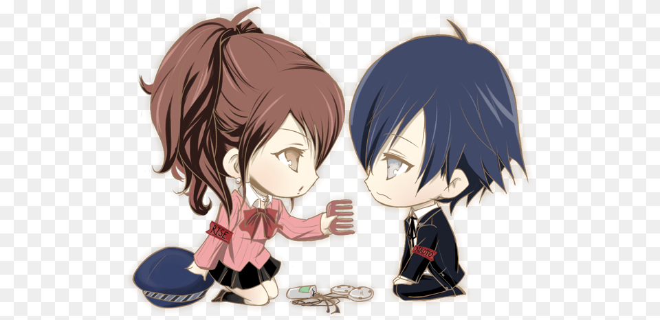 Persona Naoto And Makoto, Book, Comics, Publication, Adult Free Transparent Png