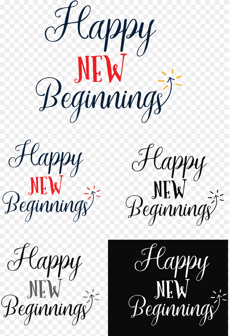 Personable Bold Real Estate Logo Happy New Beginnings, Blackboard, Text, Handwriting, Calligraphy Free Png Download