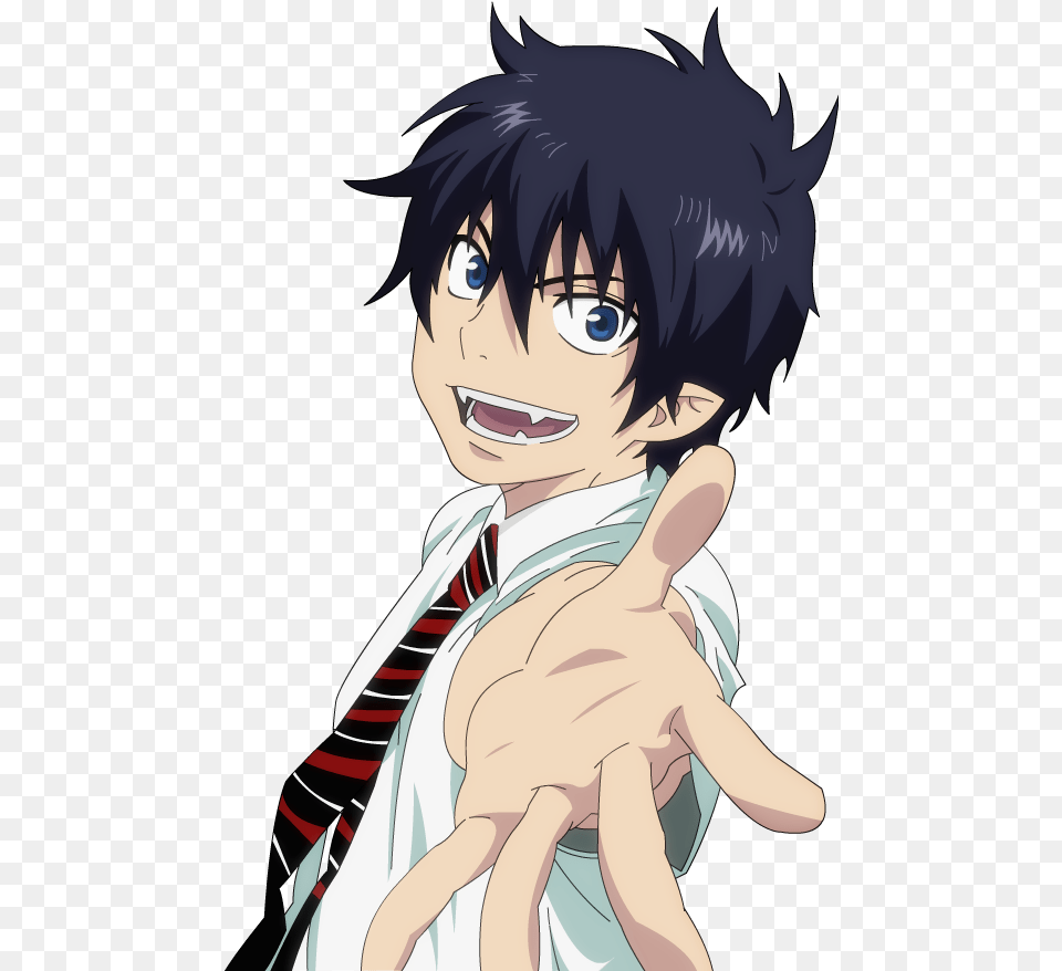 Personagens De Anime 3 Image Rin Okumura, Book, Comics, Publication, Baby Free Png Download