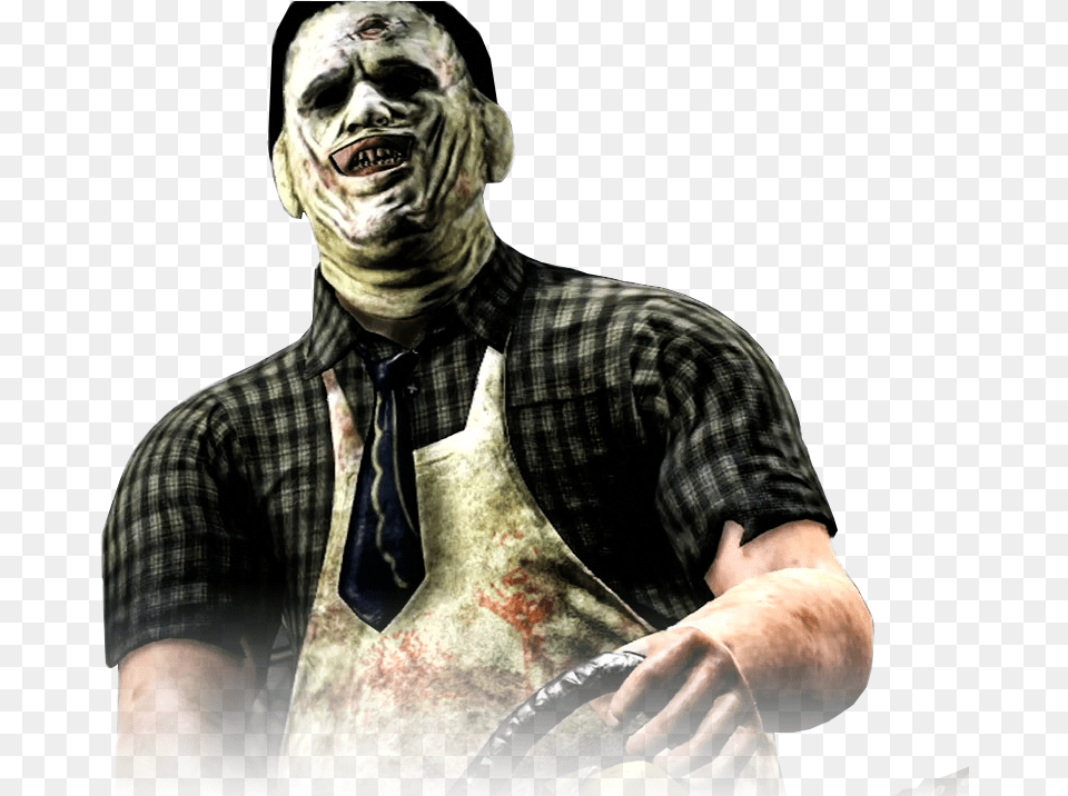 Personaggi Mortal Kombat Xl Leatherface, Head, Adult, Portrait, Face Free Png Download