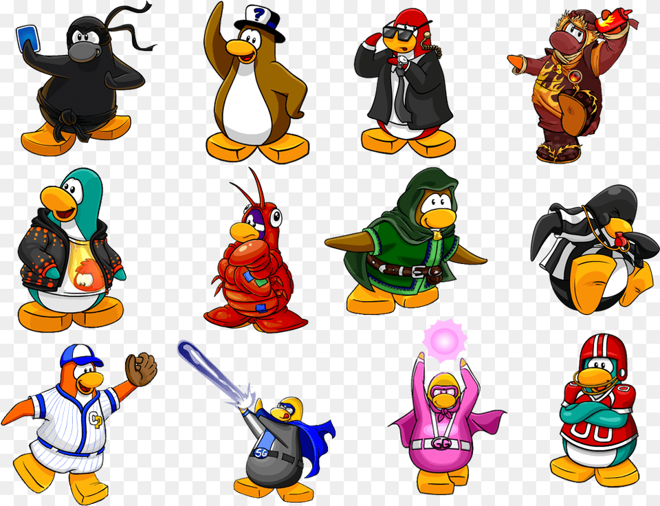 Personajes 2 Puffles 3 Pinginos Animados Club Penguin, Animal, Bird, Baby, Person Free Png Download