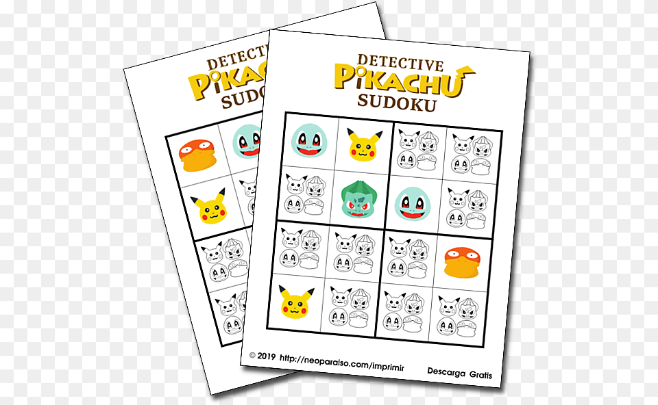 Personajes De Detective Pikachu Para Sudoku Pokemon, Book, Comics, Publication, Text Png Image