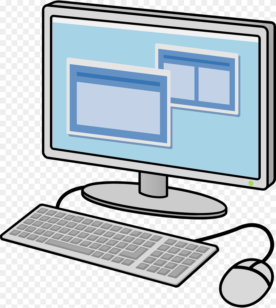 Personal Computer Clipart, Pc, Electronics, Hardware, Computer Hardware Free Png Download