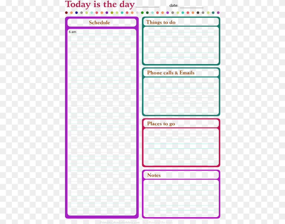Personal Organizer, Page, Text Free Transparent Png