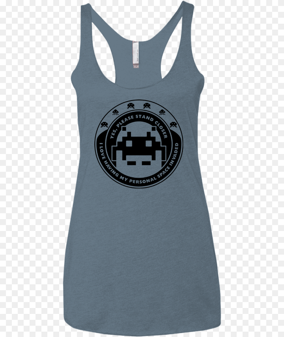 Personal Space Invader Women S Triblend Racerback Tank Clothing, Tank Top Free Png Download