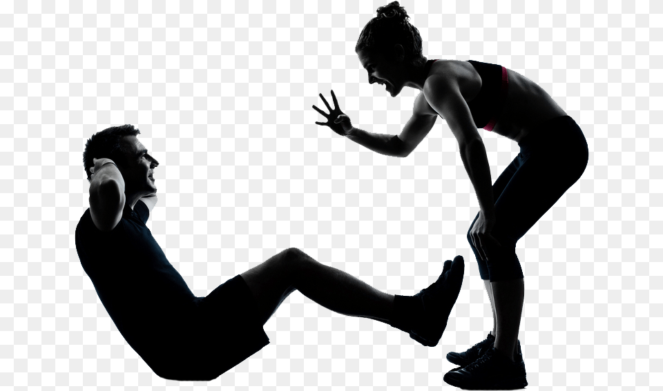 Personal Trainer Animations Black And White, Adult, Person, Woman, Female Free Png Download