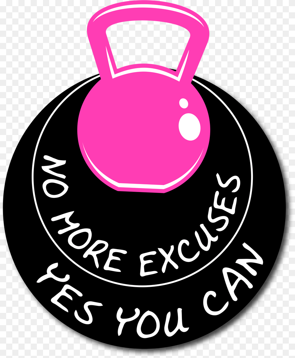 Personal Trainer United States No More Excuses Pink, Logo Free Png Download