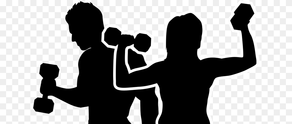 Personal Training Physical Fitness, Silhouette, Photography Png