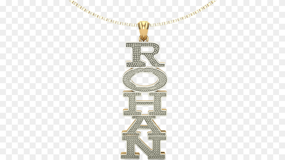 Personalised Bling Necklace, Accessories, Jewelry, Pendant Png Image
