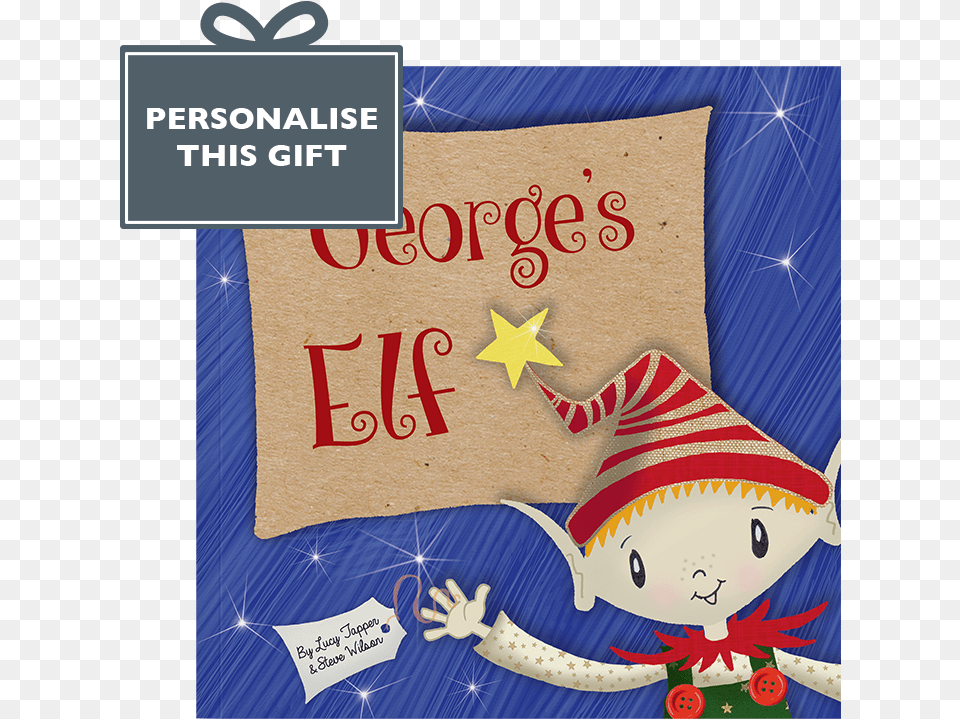 Personalised Christmas Elf Children39s Story Softback, Advertisement, Poster, Face, Head Free Png Download