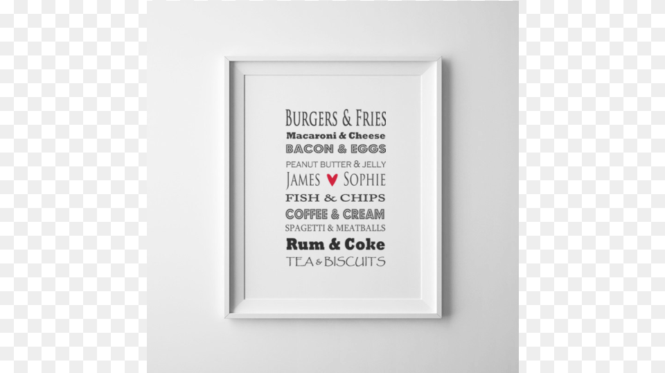 Personalised Couples Things That Go Together Picture Romance, Text Free Png Download