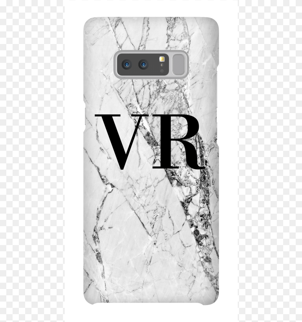 Personalised Cracked White Marble Initials Samsung Iphone, Electronics, Phone, Mobile Phone, Adult Free Png Download