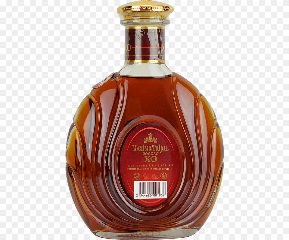 Personalised Maxime Trijol Classic Xo Cognac 70cl Engraved Glass Bottle, Alcohol, Beverage, Liquor, Whisky Png