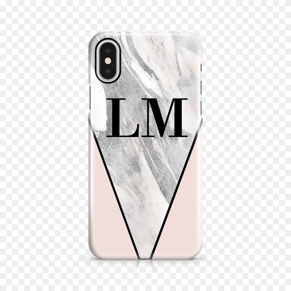 Personalised Pink X Castello Marble Contrast Iphone X Case, Electronics, Mobile Phone, Phone Free Png Download