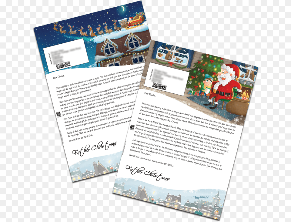 Personalised Santa Letter From Santa Claustitle Brochure, Advertisement, Poster, Baby, Person Free Png