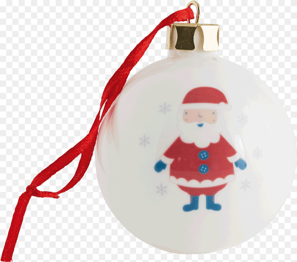 Personalised Tree Bauble Father Christmas Christmas Day, Accessories, Ornament, Baby, Person Free Png