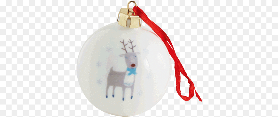 Personalised Tree Bauble Reindeer Personalised Christmas, Accessories, Ornament Free Png Download