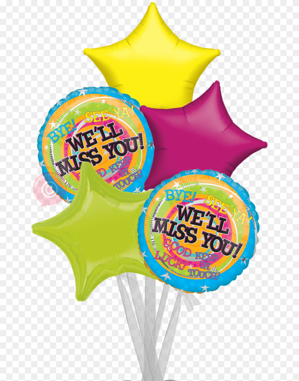 Personalised Well Miss You Messages Balloons Delivered Inflated, Candy, Food, Sweets, Lollipop Free Png