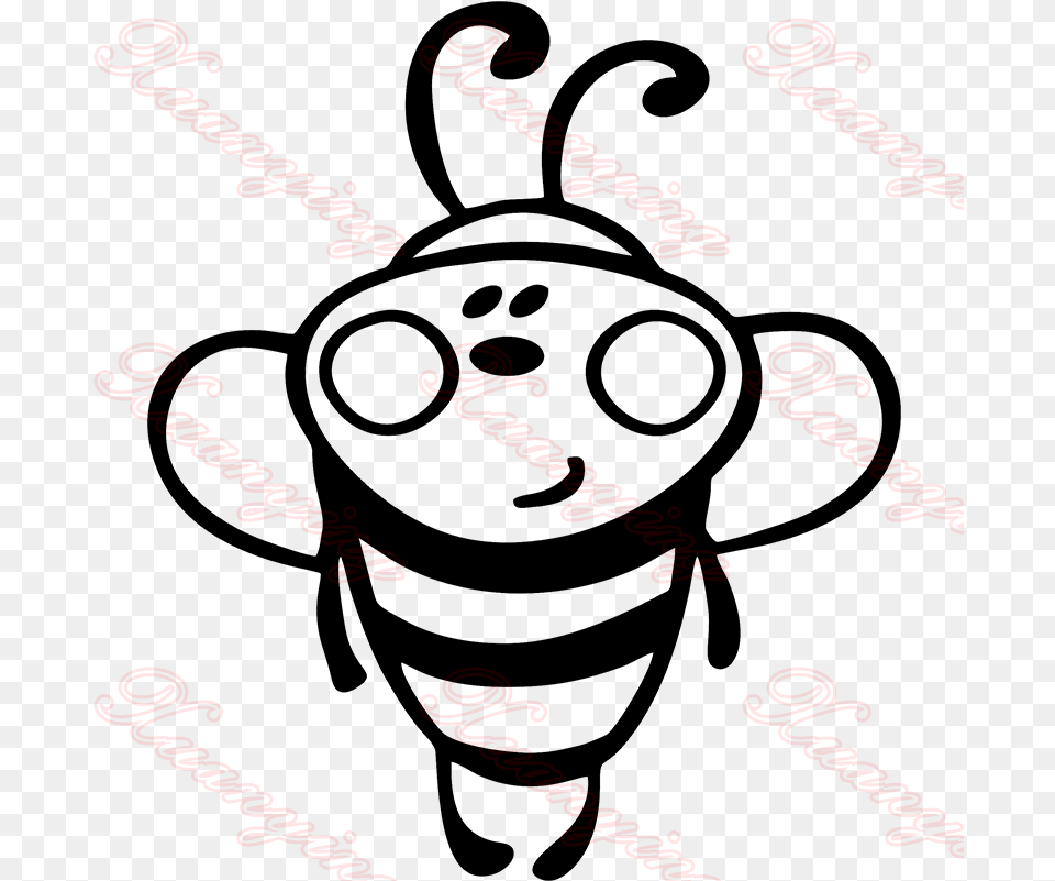 Personality Cartoon Bee Insect Car Stickers Decorative Pchelka Vektor, Text Free Png