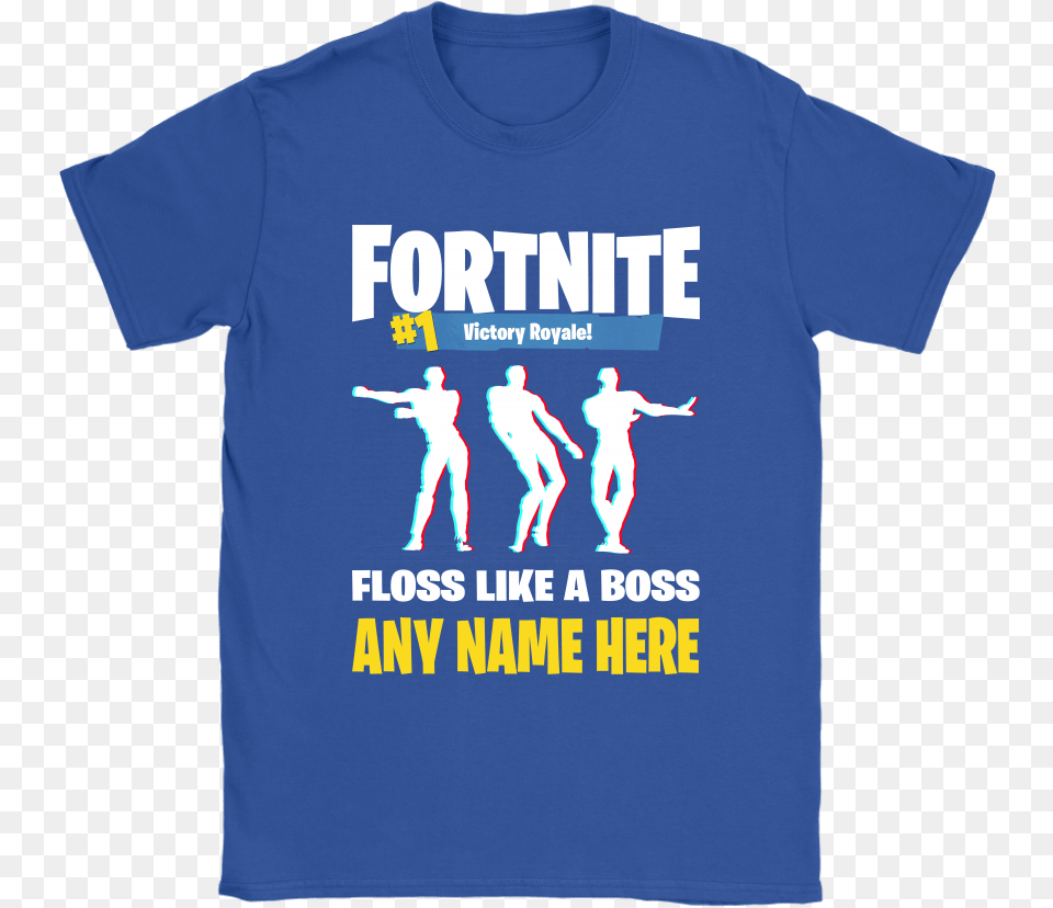 Personalize Fortnite Floss Like A Boss Floss Dance Emote T Shirt Fortnite Floss, Clothing, T-shirt, Adult, Male Png