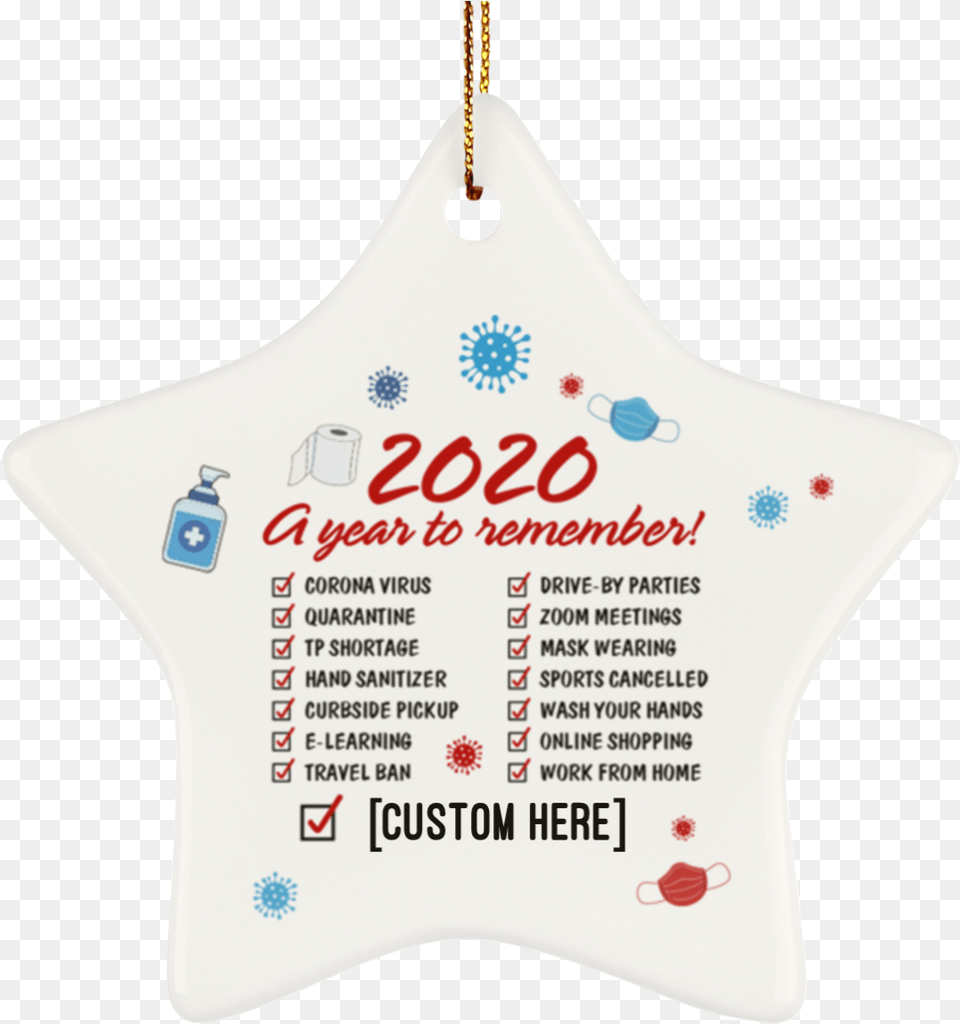 Personalized 2020 A Year To Remember Swing Tag, Accessories, Text Free Png Download